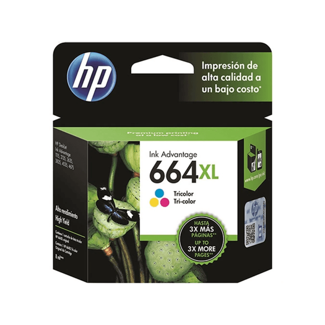 Cartucho Hp 664XL Color F6V30AL 8ml