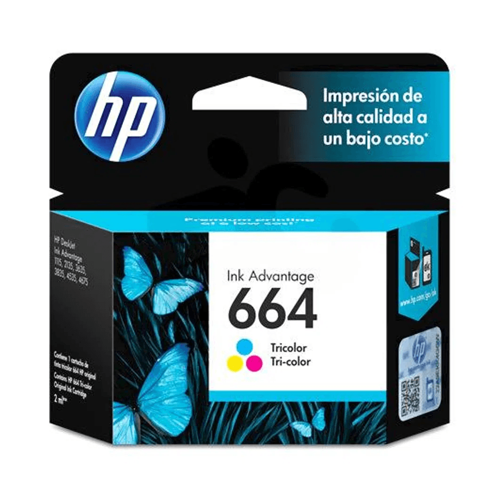 Cartucho de Tinta Hp 664 Color 2ml