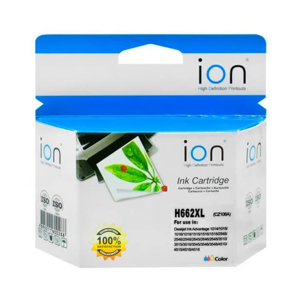 Cartucho de Tinta Ion CZ105A H662XL - Preto