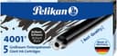 Anúncio: Cartucho de tintas para caneta Pelikan GTP/5 4001 - preto (5 peças)