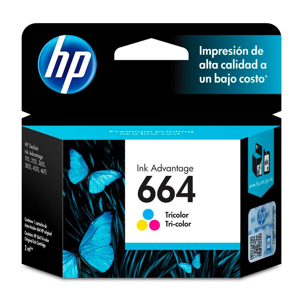 Cartucho Hp 664 Colorido