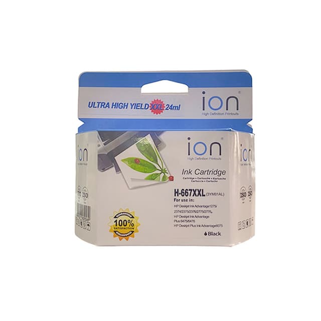 Cartucho Ion 667 Xxl Black