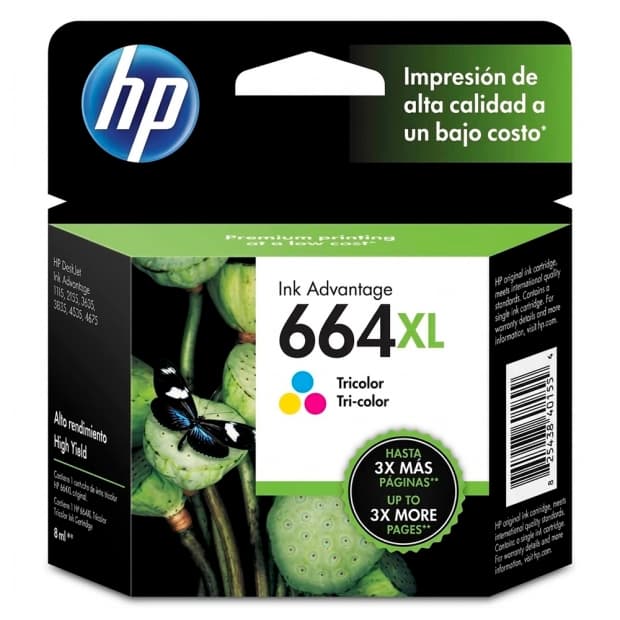 Cartucho Color H-664XXL 22ml