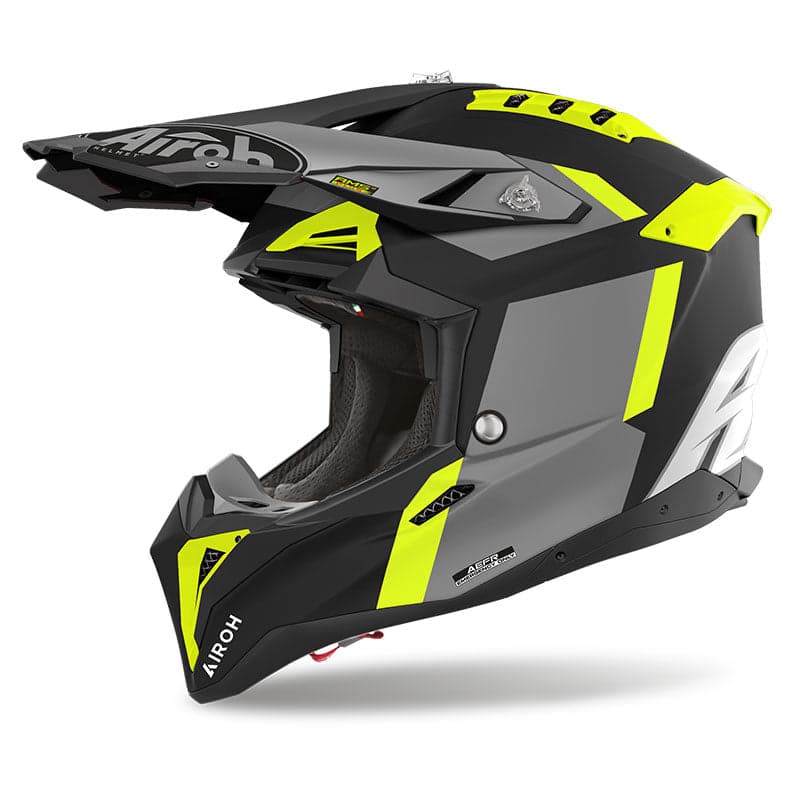 Capacete Airoh Aviator 3 Glory Laranja Fosco Tamanho M