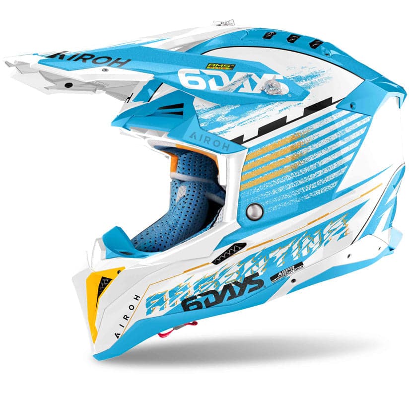 Capacete Airoh Aviator 3 SixDays Argentina 2023 Xl