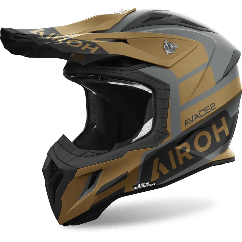 Capacete Airoh Aviator Ace 2 Sake Amarelo Brilhante L