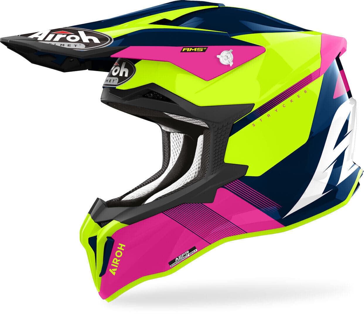 Capacete Airoh Strycker Blazer Xl Red Gloss