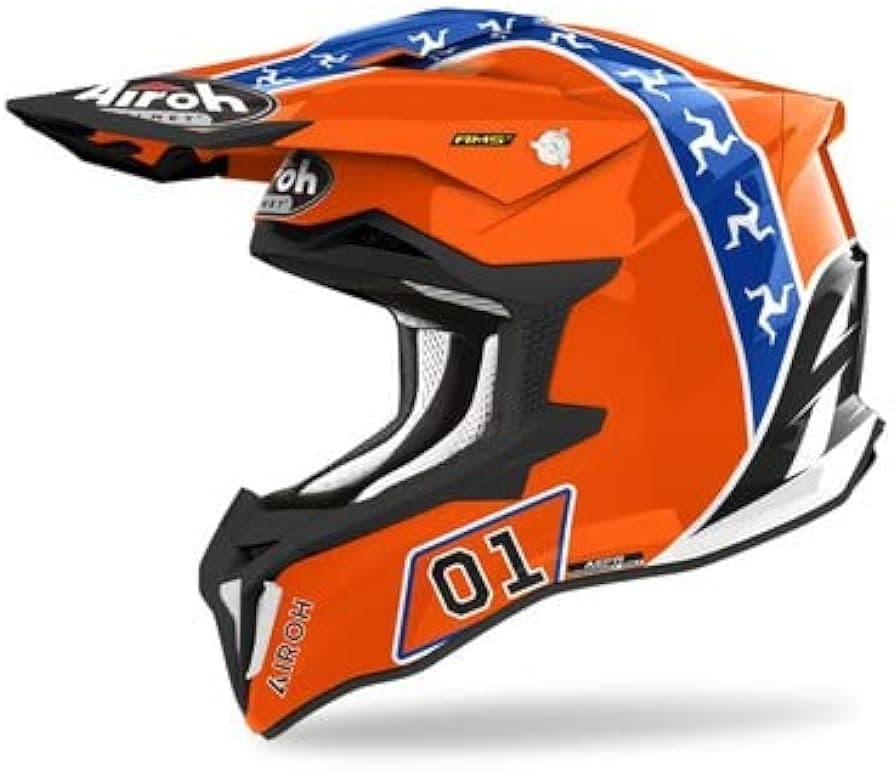 Capacete Airoh Strycker Hazzard VIEW/GLOSS L