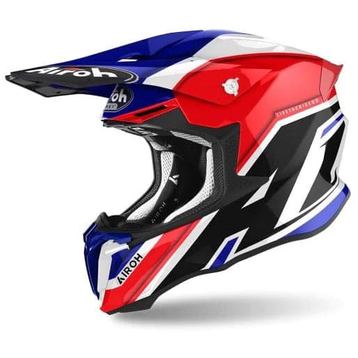 Capacete Airoh Twist 2.0 Shaken Azul - M
