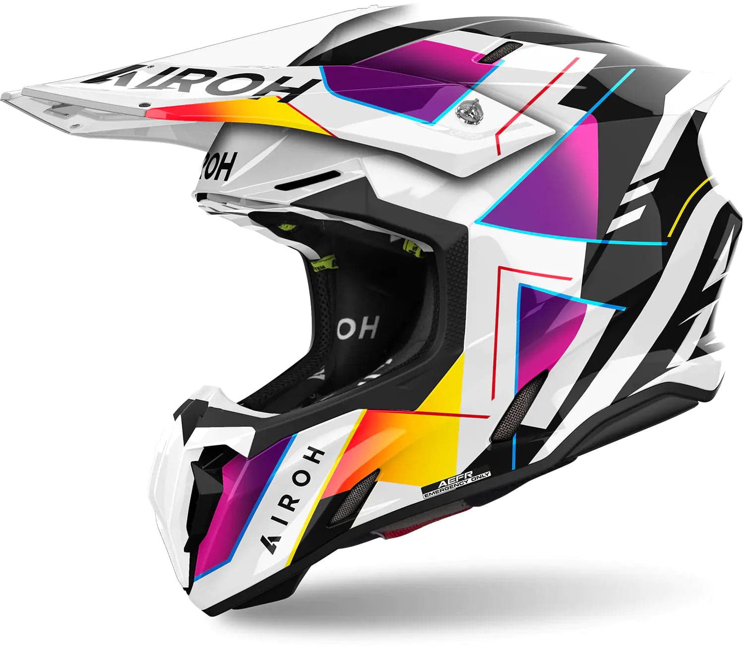 Capacete Airoh Twist 3 Raibow Rainbow/Brilho Tamanho L