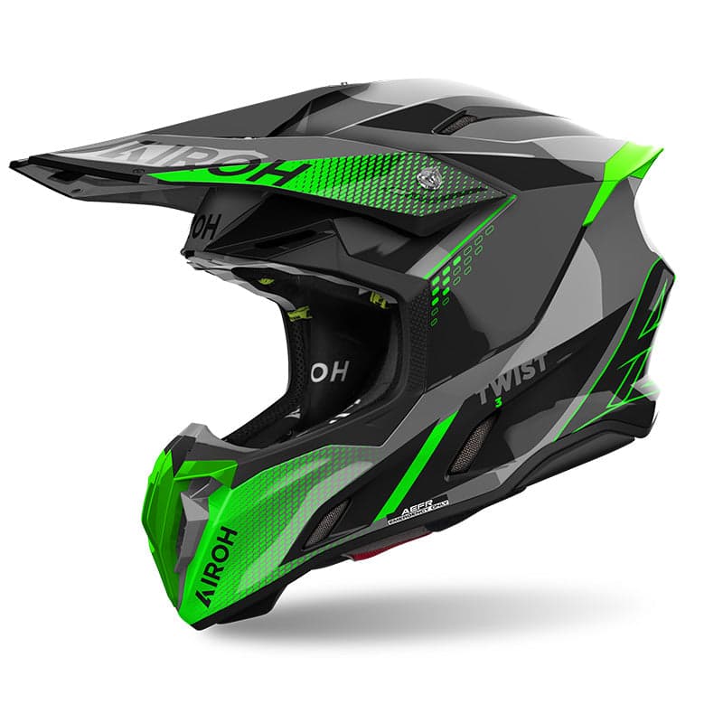 Capacete Airoh Twist 3 Shard Orange Matt Tamanho L
