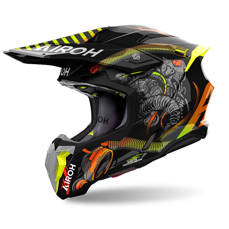 Capacete Airoh Twist 3 Toxic Toxic Tamanho M