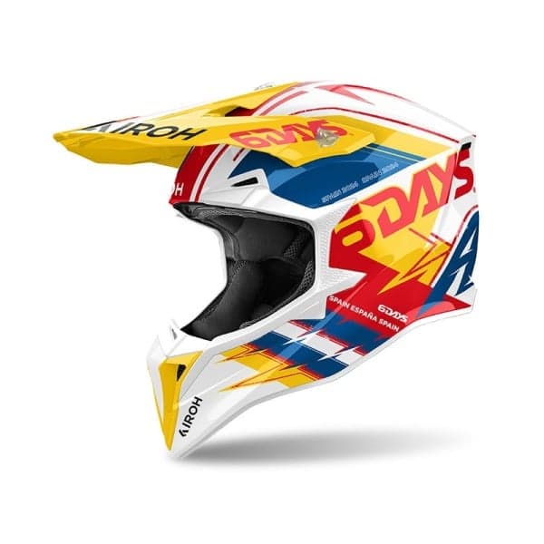 Capacete Airoh Wraaap Six Days Spain 2024 Tamanho Xl