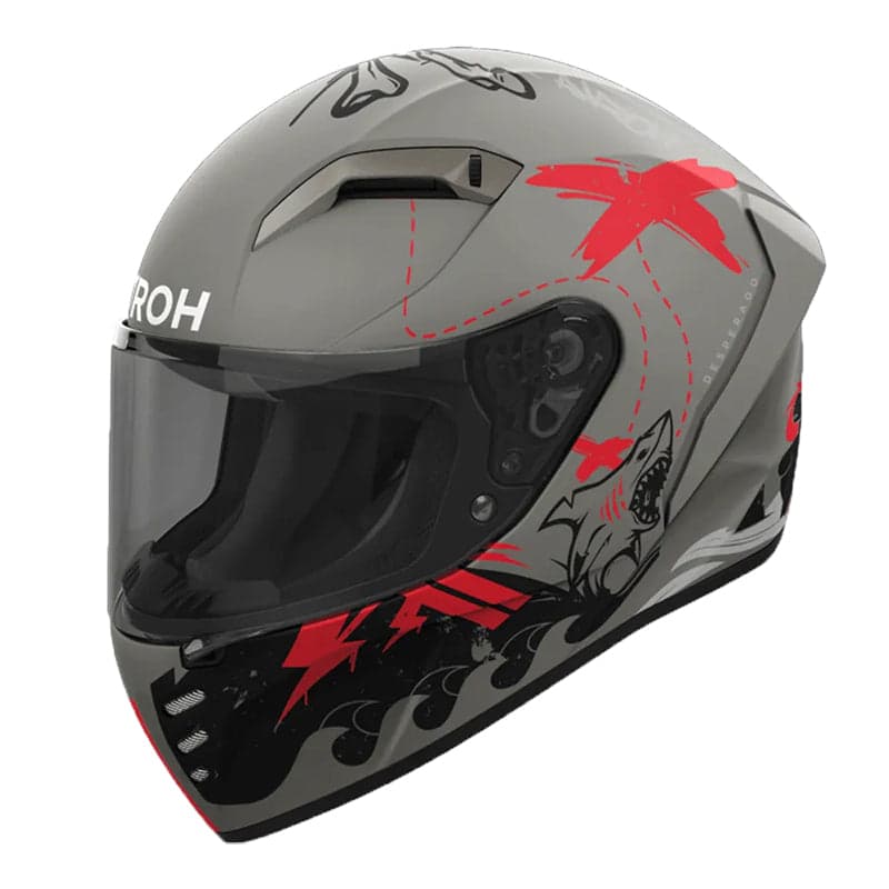 Capacete Integral Airoh Connor Desesperado Laranja Fosco Tamanho M