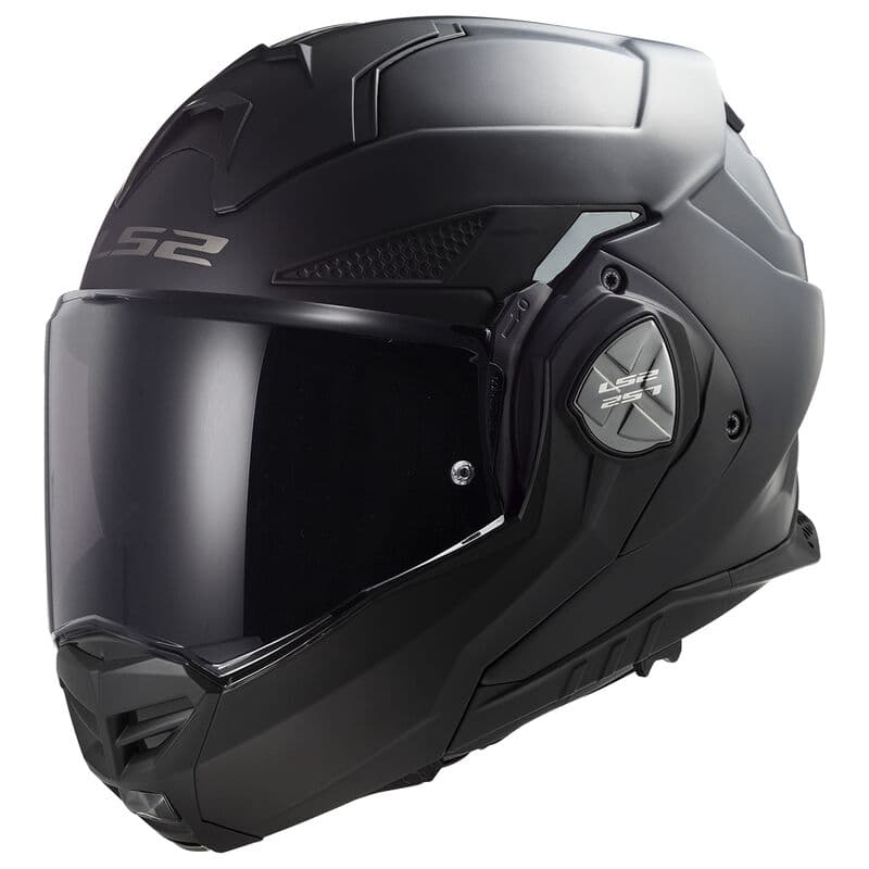 Capacete Ls2 Advant X Solid Rebatível - Preto / Xl