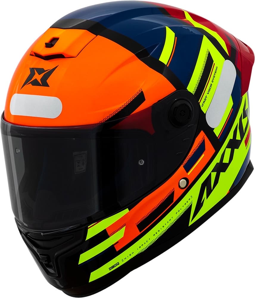 Capacete para Moto Axxis Hummer S Pipe A3 - Tamanho M (57-58) - Amarelo Gloss Flour