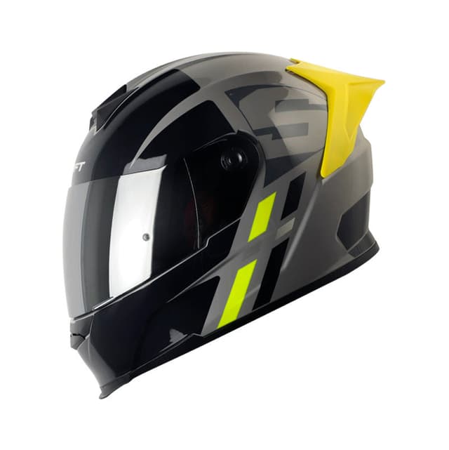 Capacete Shaft Sh-502 Luke - Cinza Preto G