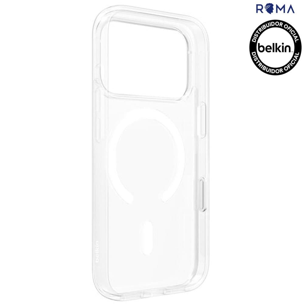Capa Belkin iPhone 17 Pro SheerForce Grip Transparente – MSA031FQCL