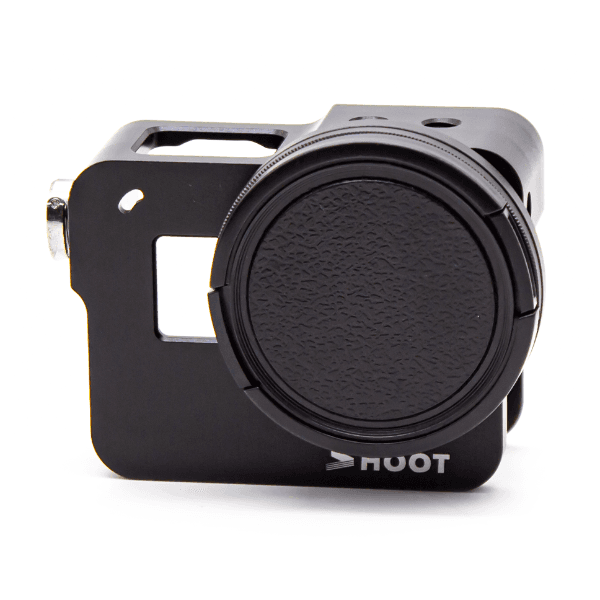 Case de Proteção de Alumínio Gopower GPR505A para GoPro Hero 7/6/5 com Filtro Uv 52MM - Preto