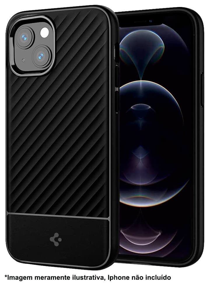 Capa Spigen Core Armor para iPhone 13 Preta