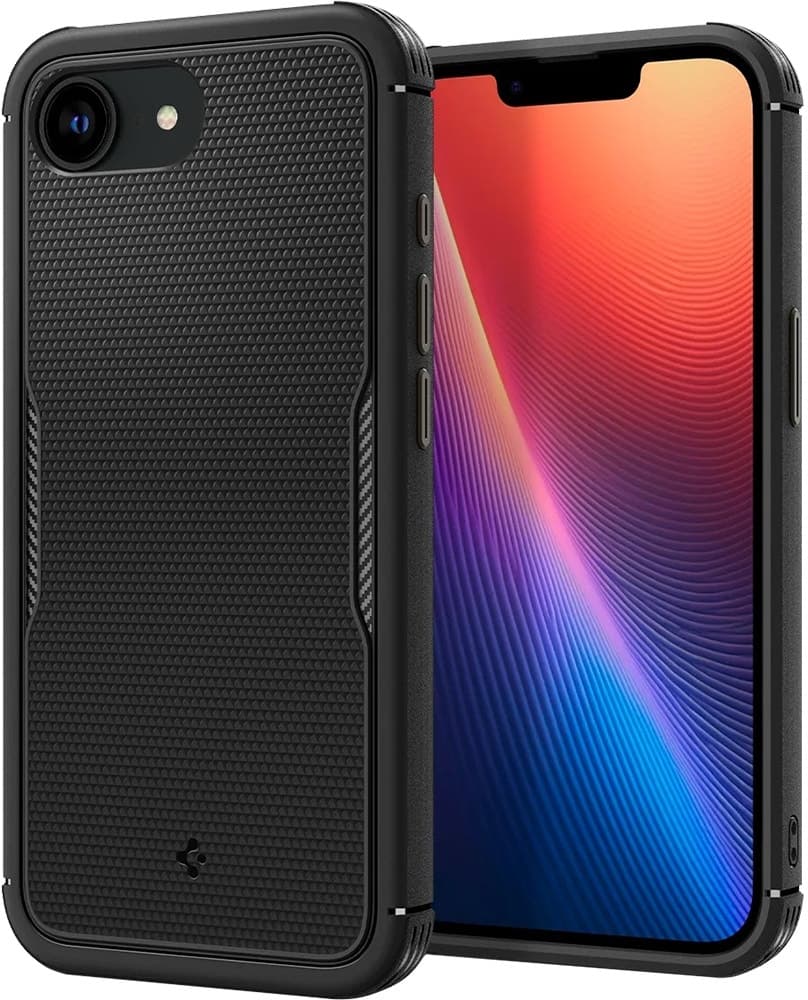 Capa Spigen para iPhone 16E Core Armor Acs09126 Preto Fosco (MagFit)