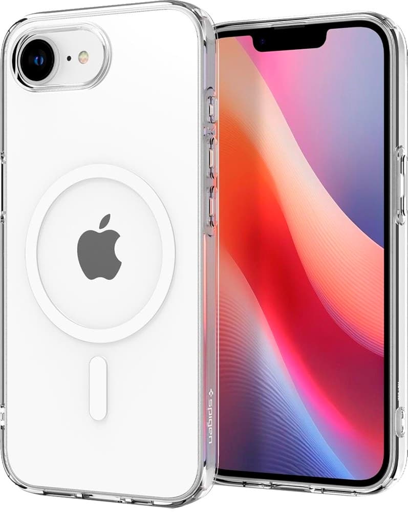 Capa Spigen para iPhone 16E Crystal Flex Crystal White (MagFit)
