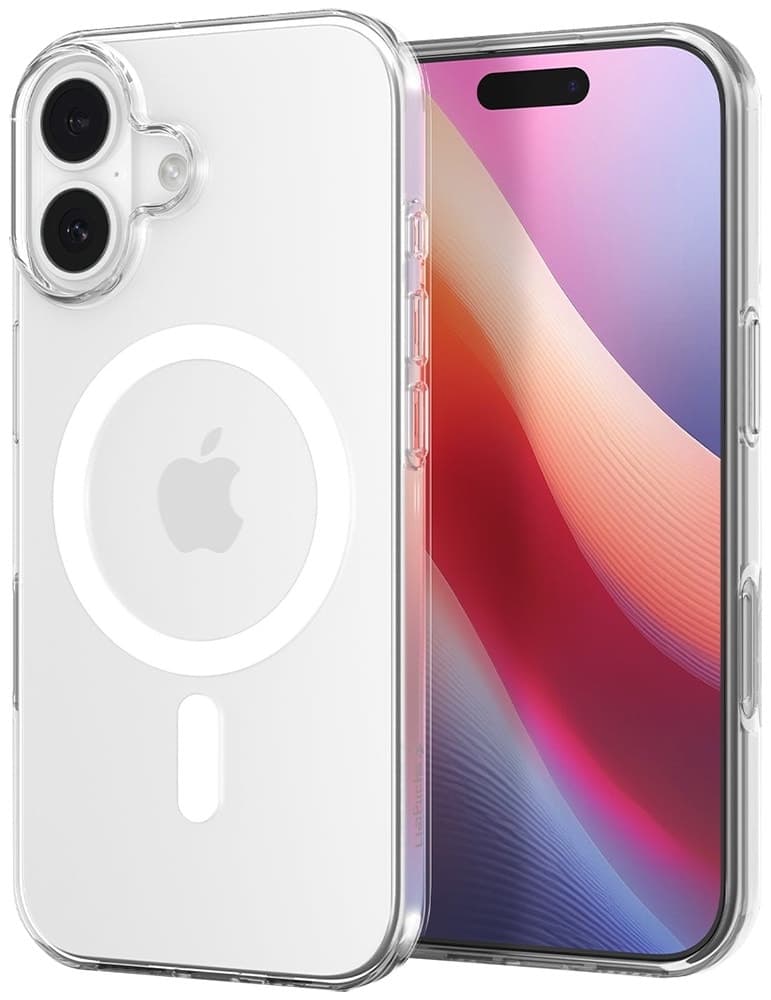 Capa Spigen para iPhone 17 Crystal Hybrid Acs09649 Transparente Branco (MagFit)