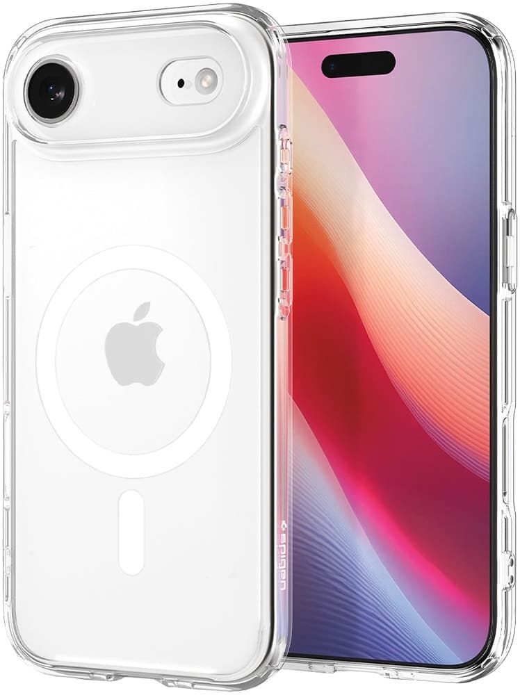 Capa Spigen para iPhone 17 Air 6.6" Crystal Hybrid Acs09616 Clear White (MagFit)