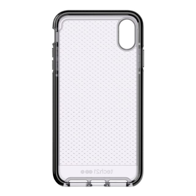Capa Tech21 para iPhone Xs Max Evo Check Gel Smokey Black