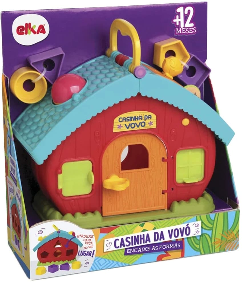 Casinha de Encaixe de Formas Elka 1052