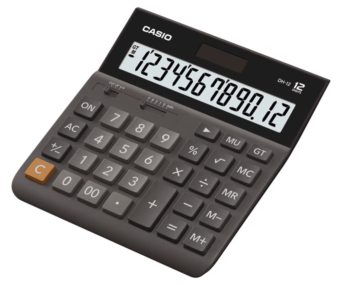 Calculadora Casio Dh-12 Preto