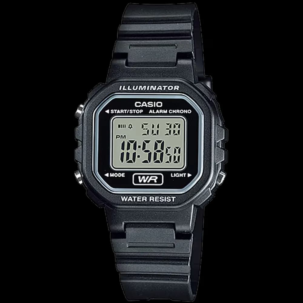 Relógio Casio Feminino La-20WH-1ADF Preto + Estojo