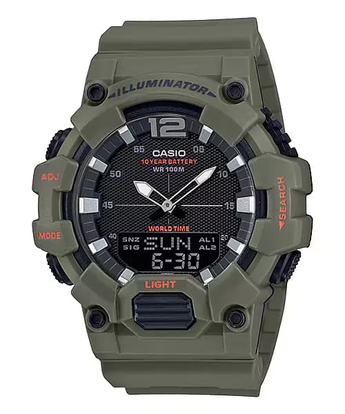 Relógio Casio Hdc-700-3A2VDF Verde/Preto com Estojo