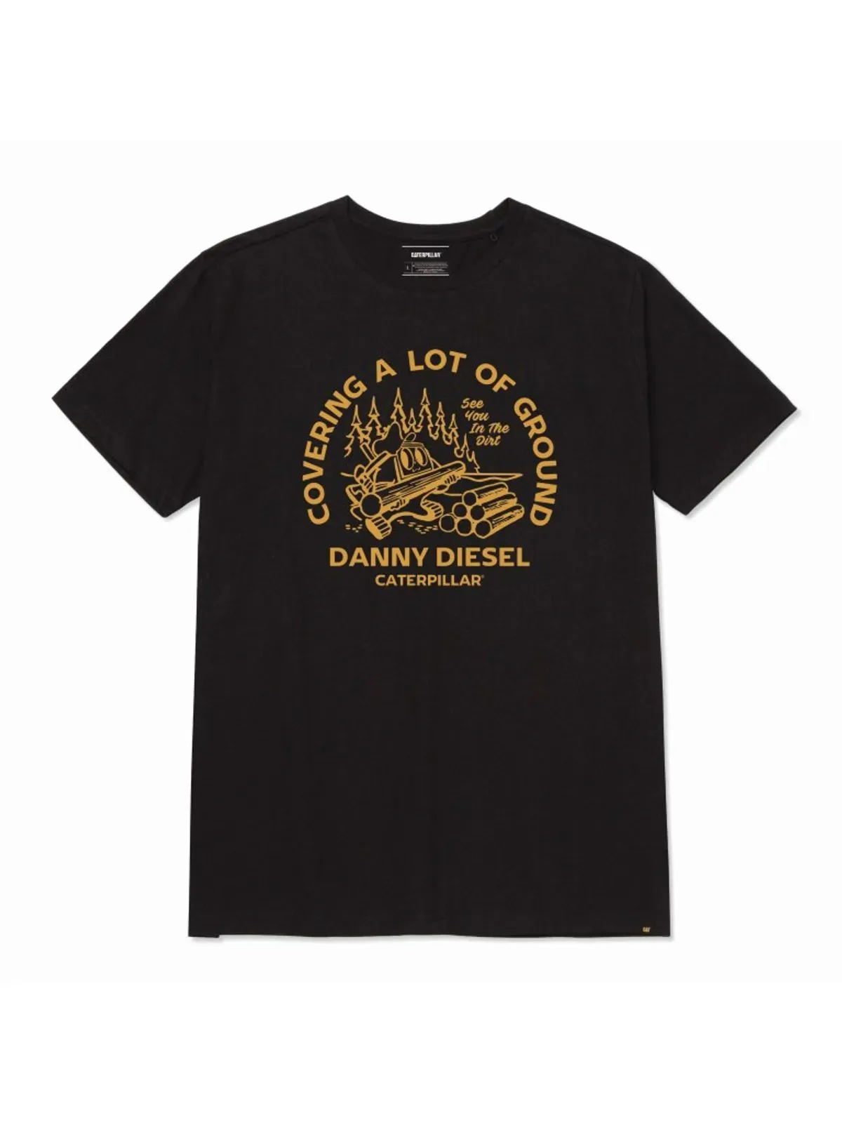 Camiseta Caterpillar Remera Retro Danny Diesel M