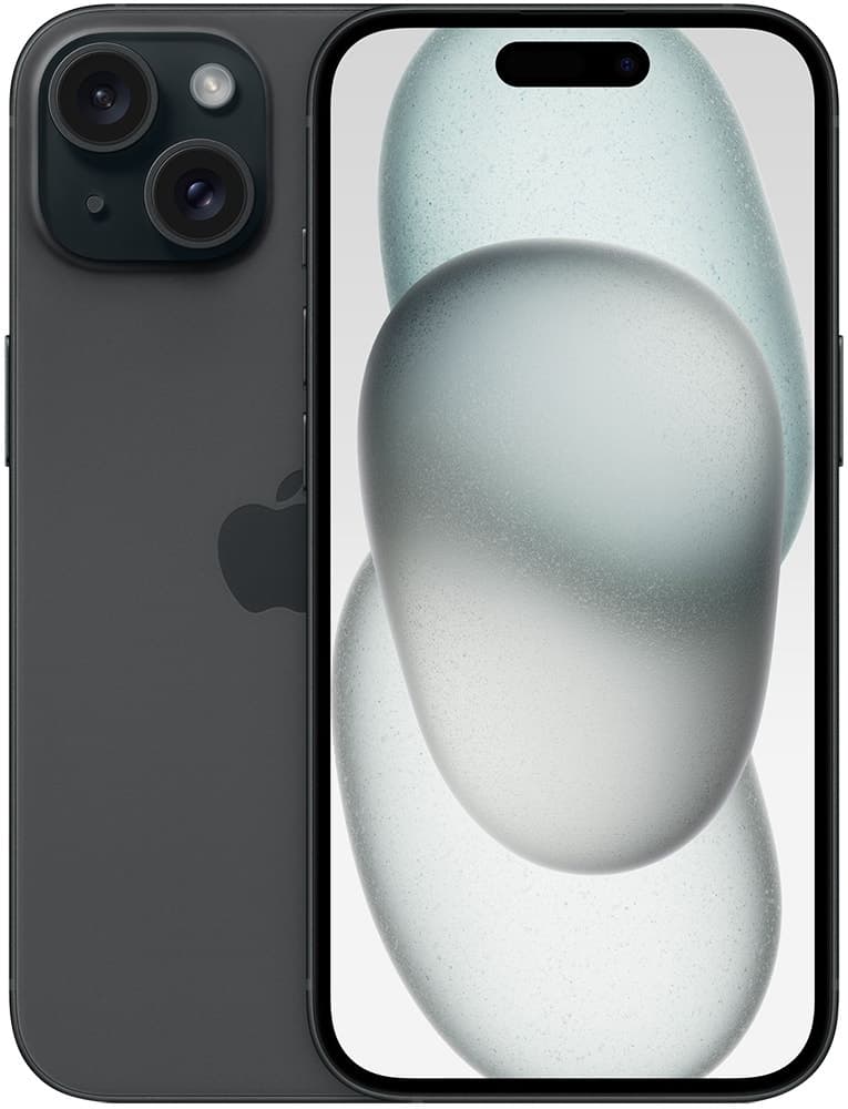Celular Apple iPhone 15 128GB Preto (Nano SIM-eSIM)