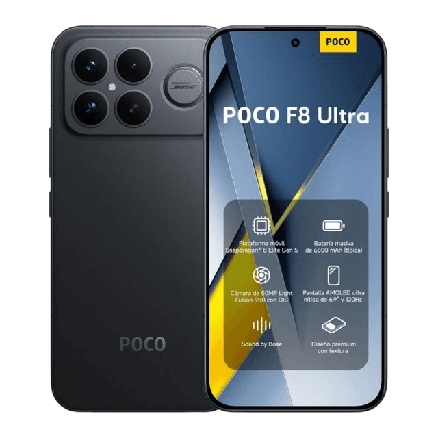 Cel Xiaomi Poco F8 Ultra 5G 12+256GB Global Black Dual
