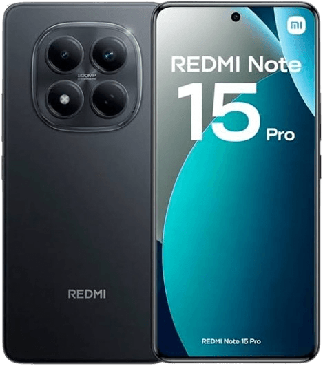 Celular Xiaomi Redmi Note 15 Pro 5G 12GB+512GB Global Preto