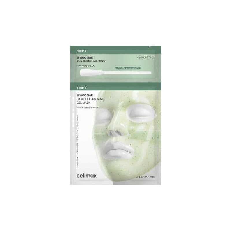 Máscara Facial Celimax Ji Woo Gae Cica Pha Peel2 Step MASK4UN