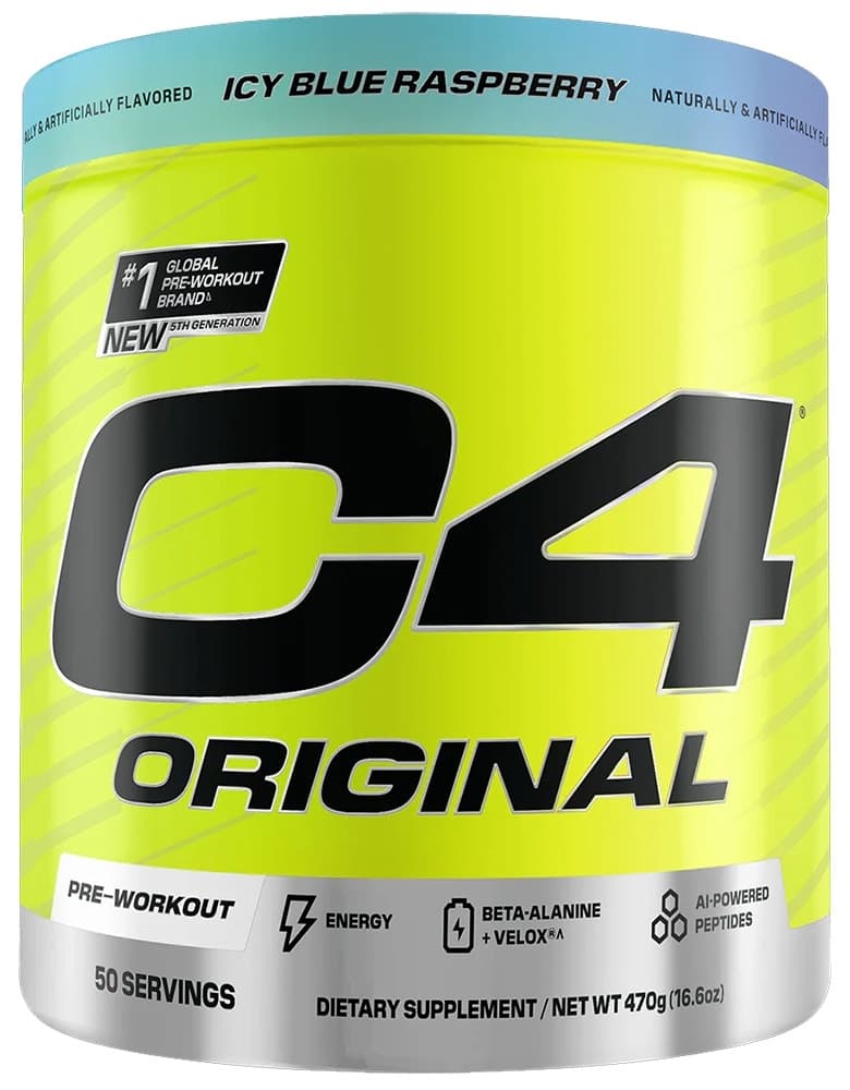 Suplemento Cellucor C4 Original Pré-Treino Icy Blue Raspberry - 470G