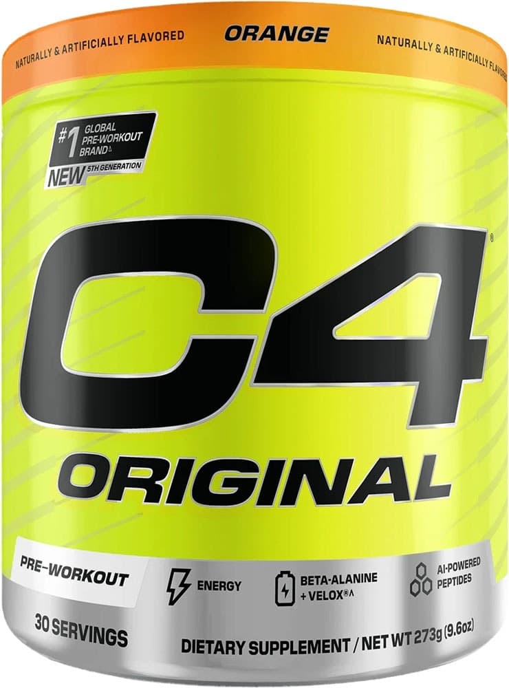 Suplemento Cellucor C4 Original Pré-Treino Laranja 273G