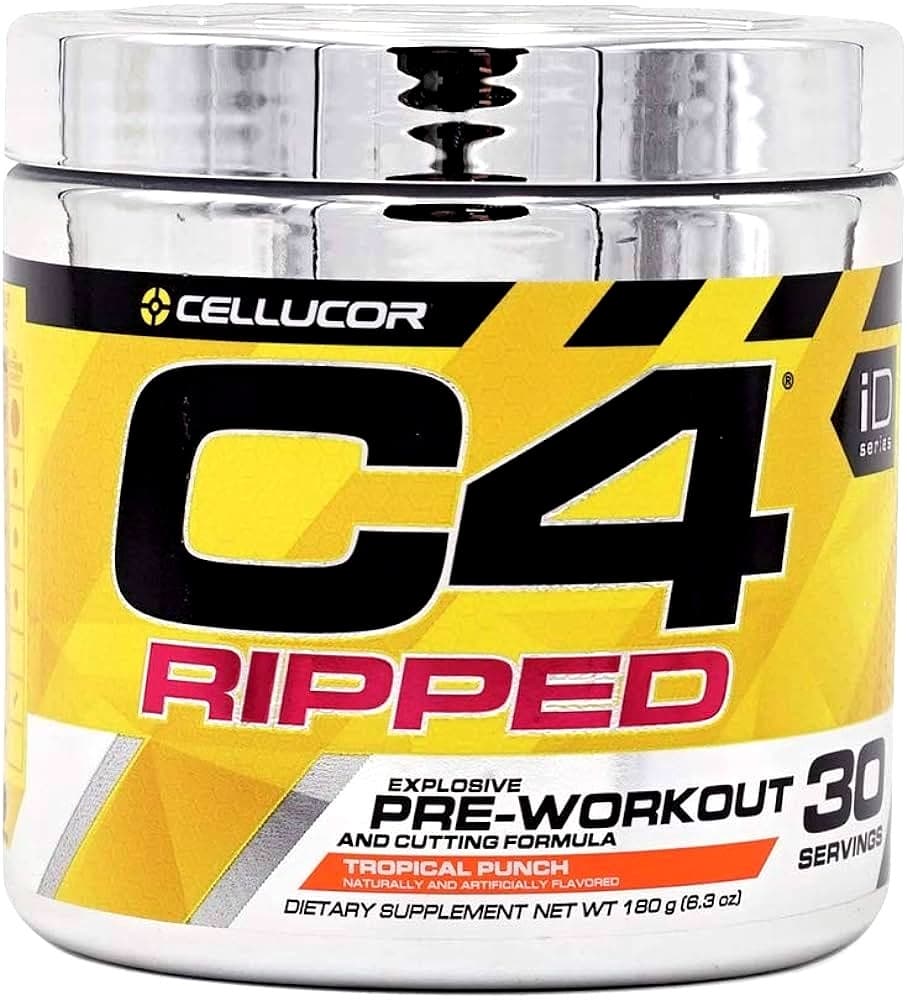 Suplemento Cellucor C4 Ripped Pre-Workout Tropical Punch 174G