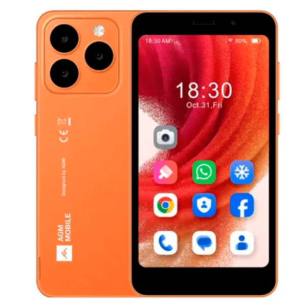 Celular Agm Mobile Note N2 3GB 32GB Dual Chip 3000Mah 5MP Ip54 Android Laranja