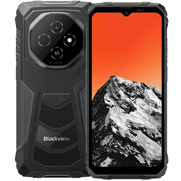 Celular Blackview Fort 1 Dual Sim 128GB 4GB RAM 6.56" 16MP + 2MP - 8MP Android 15 Preto