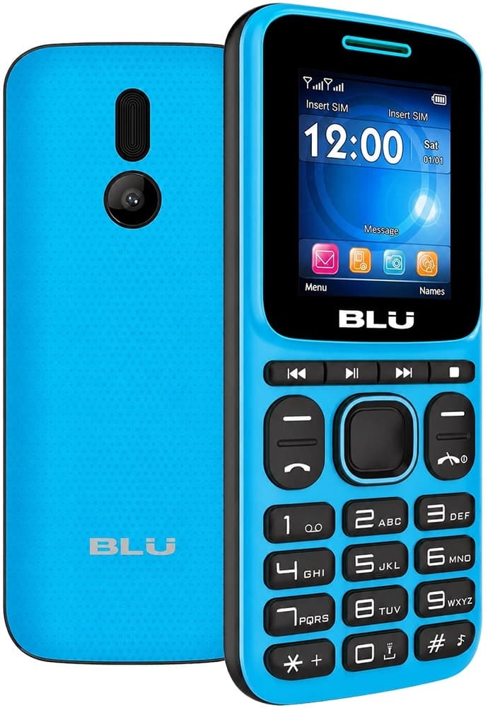 Celular Blu Z4 Music Dual Sim 1.8" Ciano