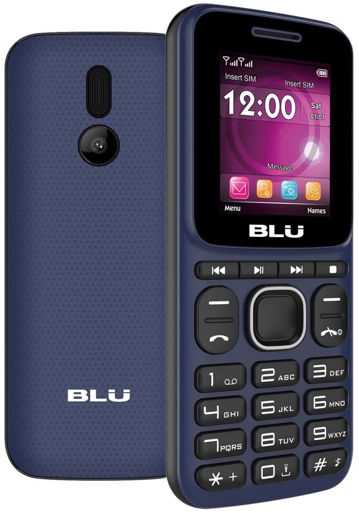 Celular Blu Z4 Music Z253 Dual Chip 1.8" Azul Escuro