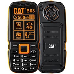 Celular Caterpillar B68 Dual Sim LTE Preto/Laranja