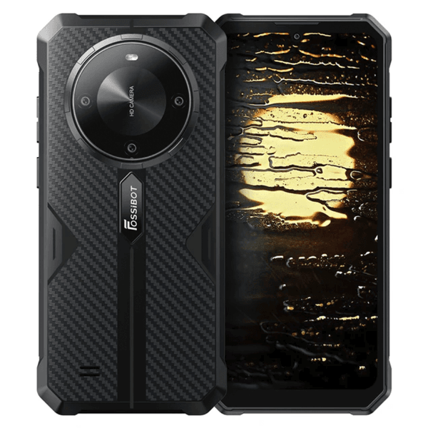 Celular Fossibot F105 / 4GB / 64GB / 6.7" / 10300Mah / 20MP + 8MP / Dual SIM - Preto