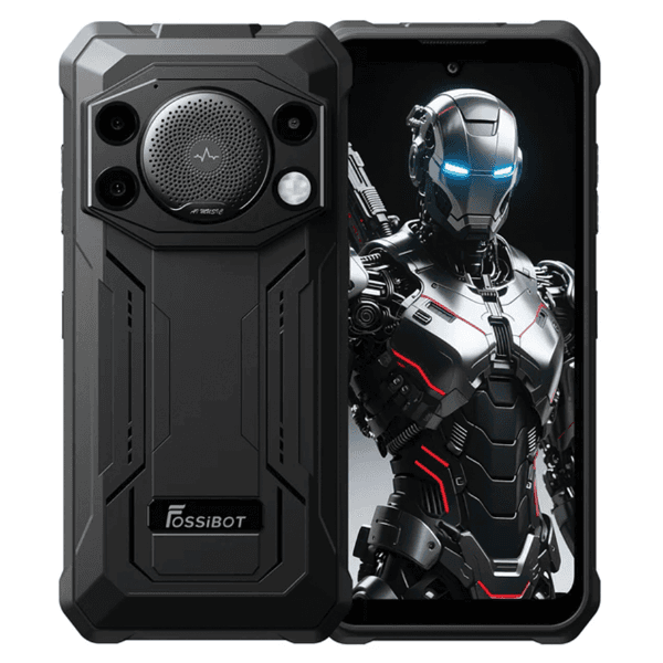 Celular Fossibot F110 Pro / 8GB / 128GB / 6.7" / 10000Mah / 50MP + 8MP + 5MP / Dual SIM - Preto