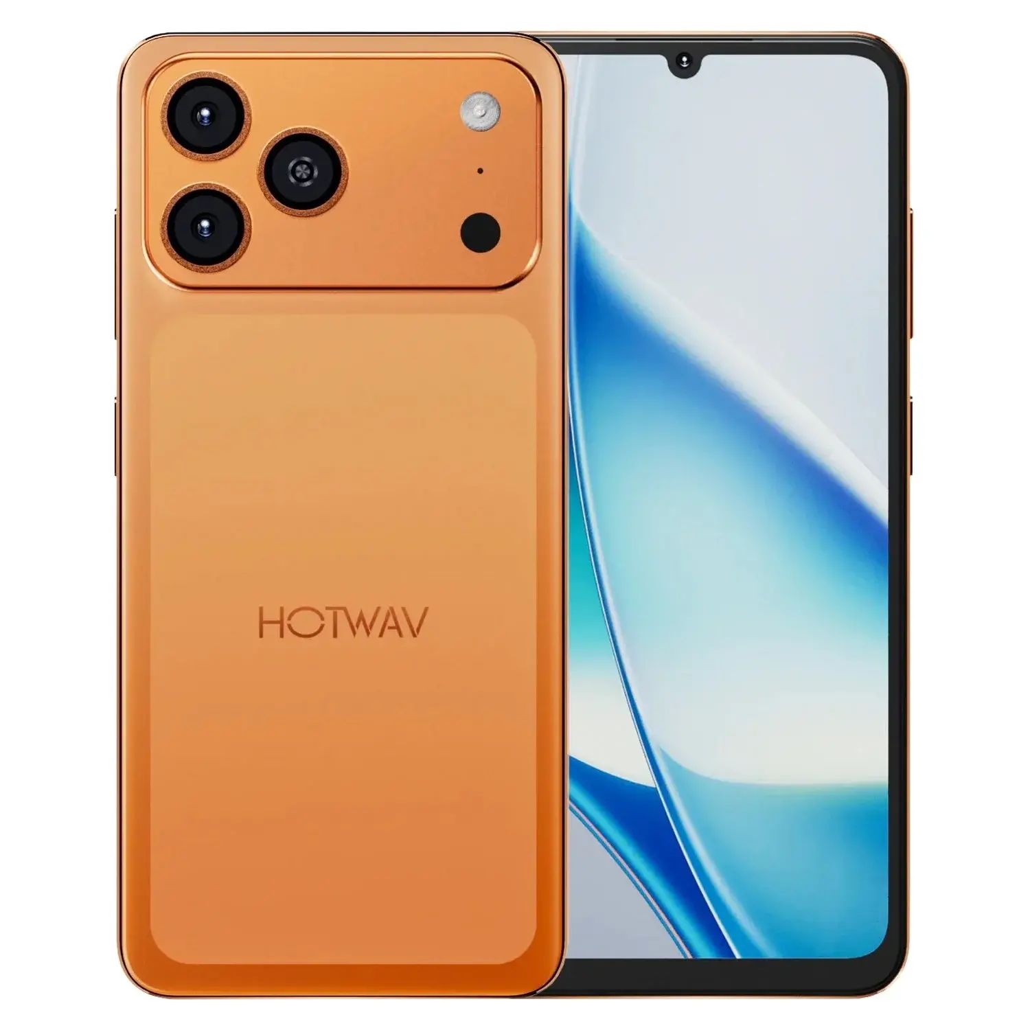 Celular Hotwav A17 Pro Max Dual 4/128GB Laranja