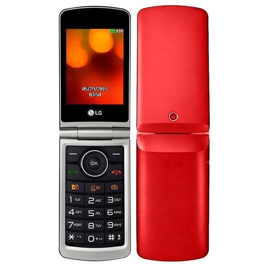 Celular Lg G360 Dual Flip Vermelho Desbloqueado Dual Chip